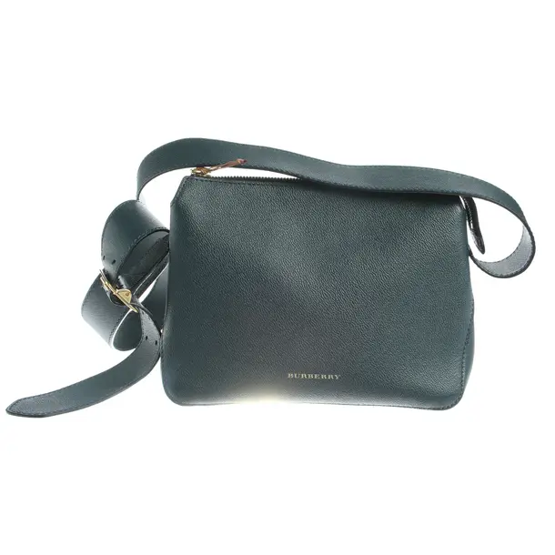 Schultertasche in Blau, Leder, Burberry