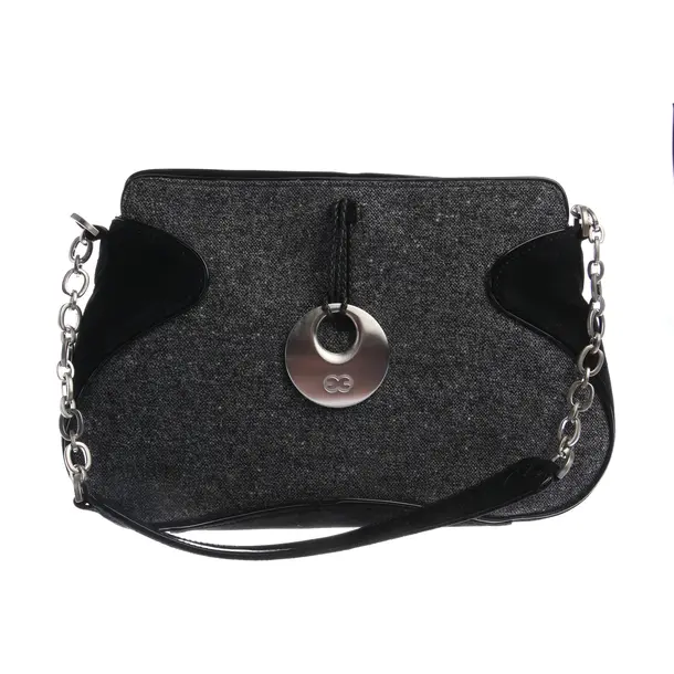 Handtasche in Grau, Wolle, Escada