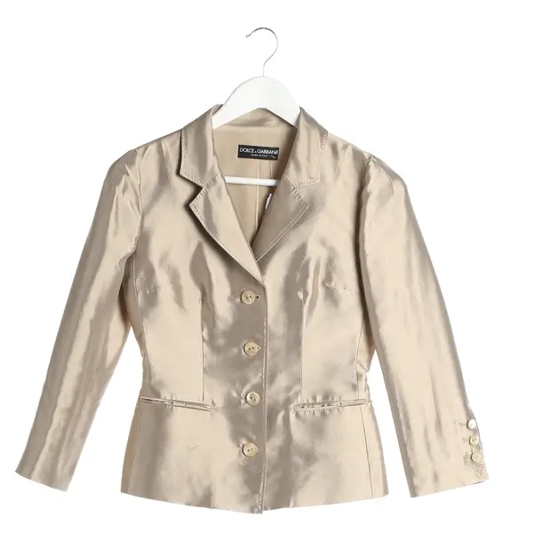 Blazer in Weiß, Seide, Dolce & Gabbana