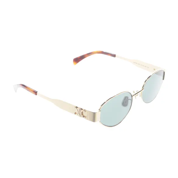 Sonnenbrille, in Gold, Kunststoff / Metall, Céline
