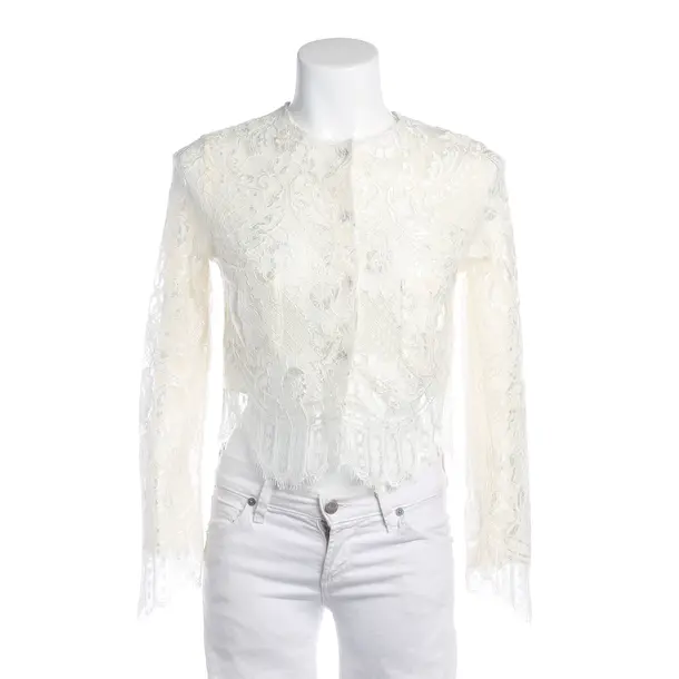 Bluse in Weiß, Acetat, Dolce & Gabbana