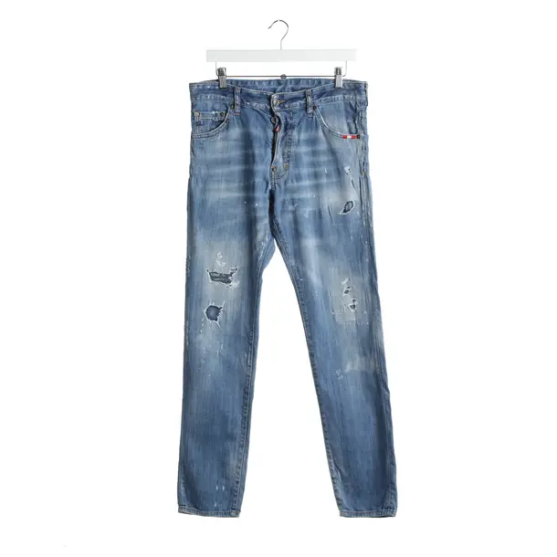Jeans Straight Fit, in Blau, Baumwolle, Dsquared