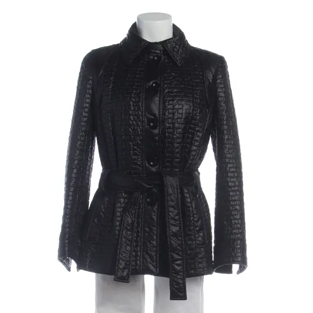 Mid-Season Coat in Black, Polyimide, Salvatore Ferragamo
