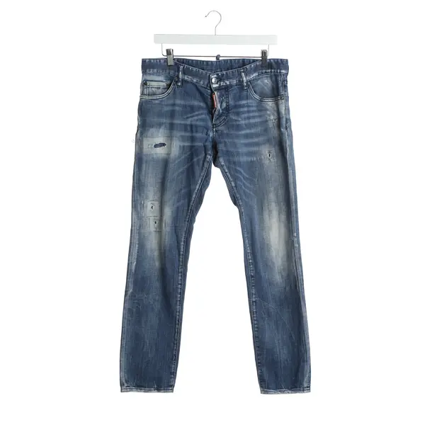 Jeans Straight Fit in Blau, Baumwolle, Dsquared
