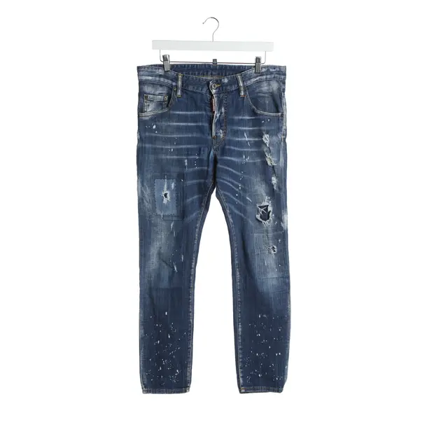 Jeans Straight Fit in Blau, Baumwolle, Dsquared