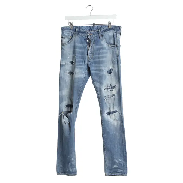Jeans Straight Fit in Blau, Baumwolle, Dsquared