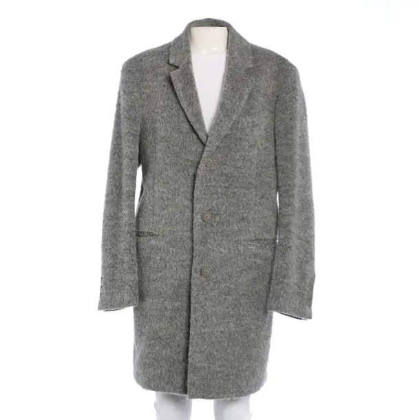 Winter Coat in Gray, Wool, Drykorn