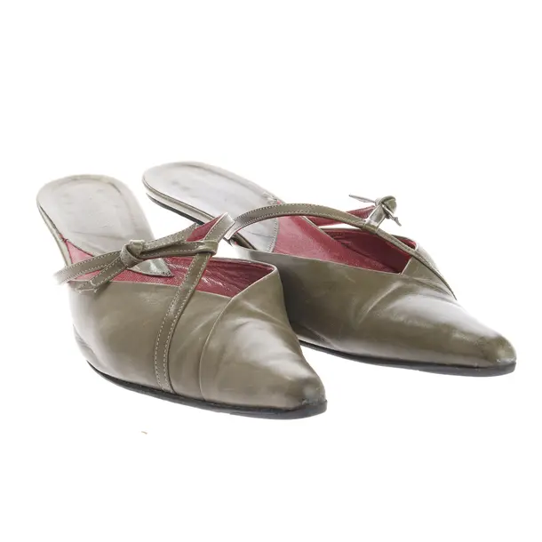 Kenzo Hohe Pantoletten EUR 40,5 Dunkelgrün - Grün - - Pre-Loved Designer Fashion - Kenzo Second Hand Designer Shop