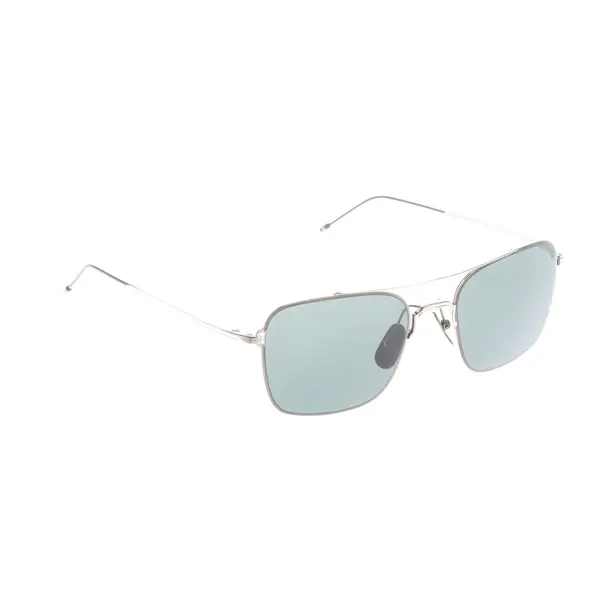 Sonnenbrille in Metallic, Kunststoff / Metall, Thom Browne