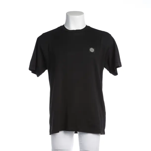 T-Shirt in Black, Cotton, Stone Island