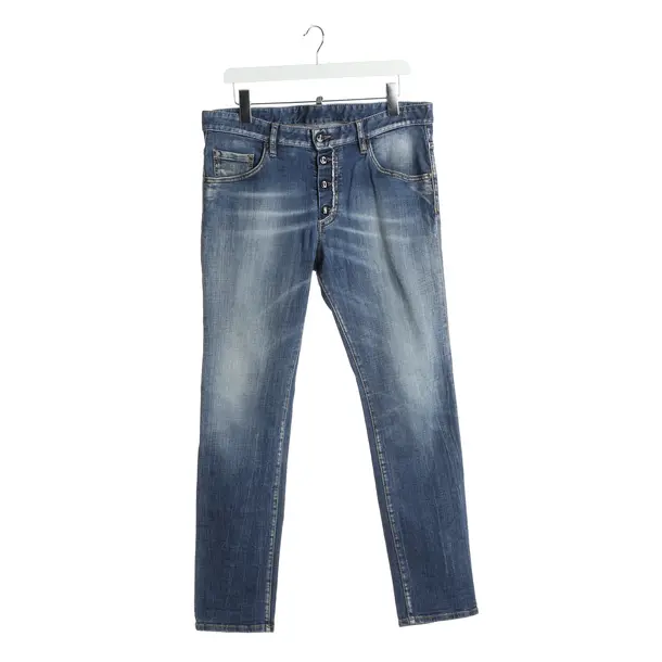 Jeans Straight Fit in Blau, Baumwolle, Dsquared