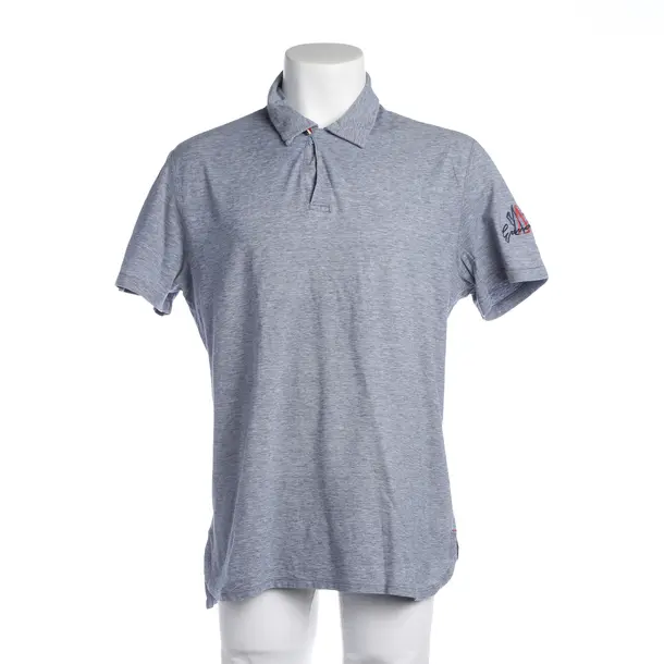 T-Shirt in Blau, Baumwolle, Moncler