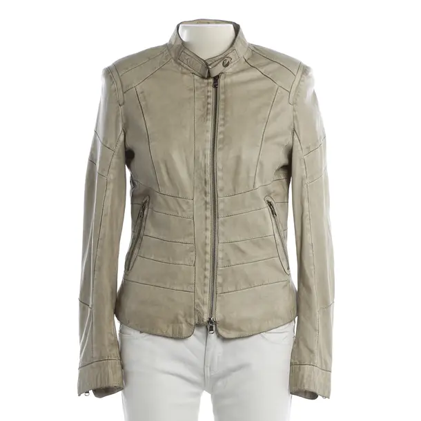 Lederjacke, in Grau, Leder, Schyia