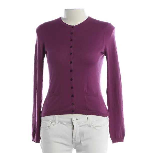 Cardigan, in Purple, Cotton, Iris von Arnim