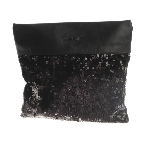 Clutch Bag, in Black, Leather, Marc Cain