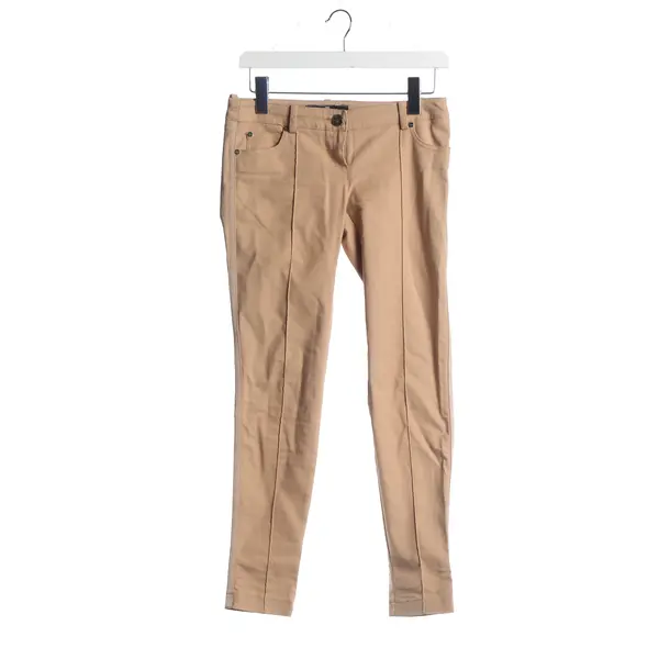 Pants, in Camel, Cotton, Elisabetta Franchi