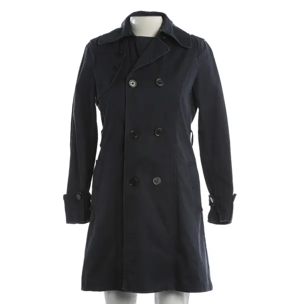 Trench Coat, in Navy, Cotton, Armani Jeans