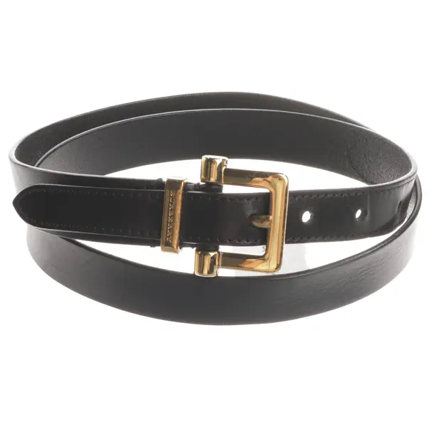 Belt, in Black, Leather, Burberry