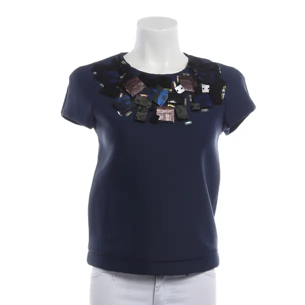 Bluse, in Navy, Polyamid, MSGM