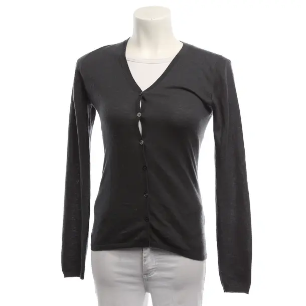 Cardigan, in Dark Gray, Cashmere, Allude