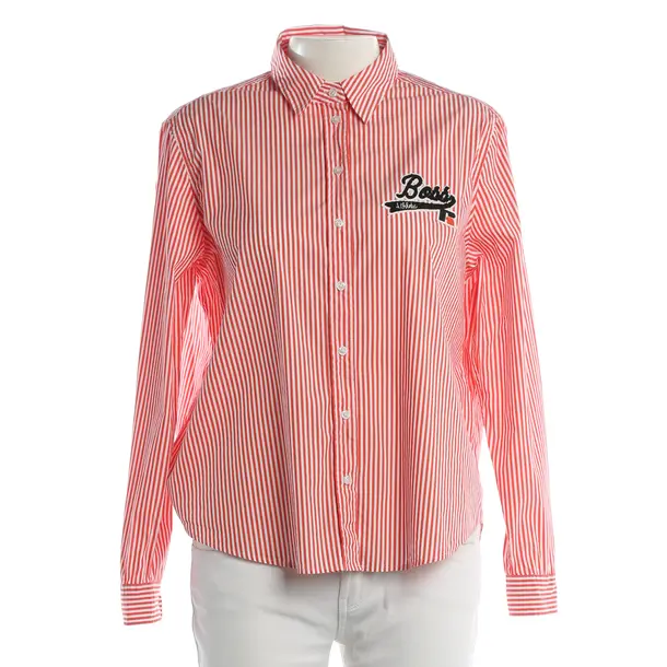 Blouse, in Red, Cotton, Hugo Boss Black Label