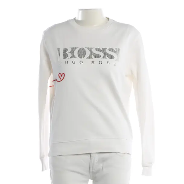 Sweatshirt, in Beige, Baumwolle, Hugo Boss Orange