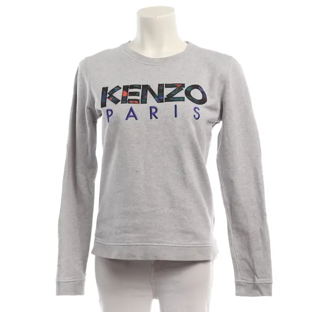 Sweatshirt, in Grau, Baumwolle, Kenzo
