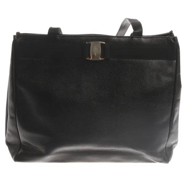 Shopper, in Schwarz, Leder, Salvatore Ferragamo