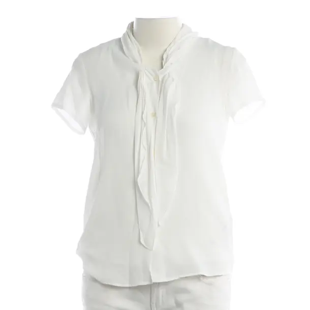 Blouse, in White, Viscose, Emporio Armani