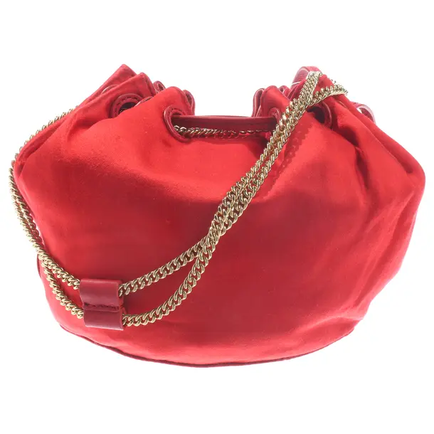 Bucket Bag, in Red, Cotton, Diane von Furstenberg
