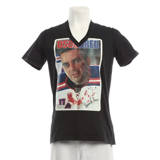 T-Shirt, in Schwarz, Baumwolle, Dsquared