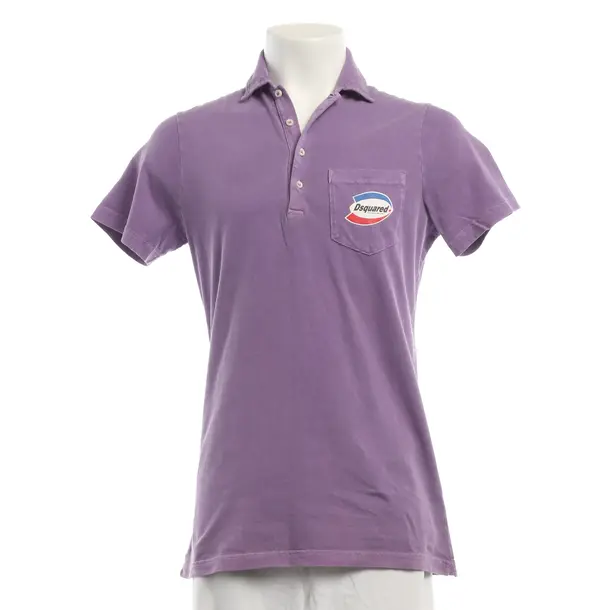 Polo Shirt, in Purple, Cotton, Dsquared
