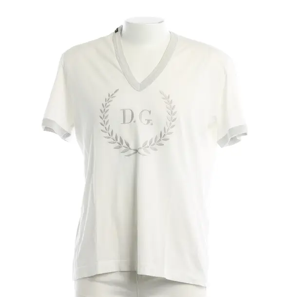 T-Shirt, in Weiß, Baumwolle, Dolce & Gabbana