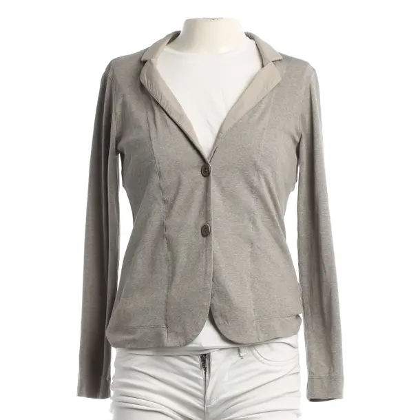 Cardigan, in Gray, Cotton, Fabiana Filippi