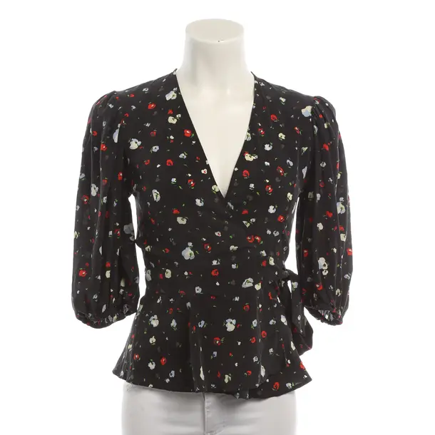 Blouse, in Multicolored, Silk, Ganni
