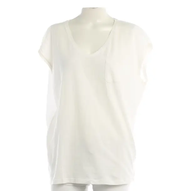 Shirt, in White, Cotton, Closed