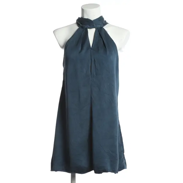 Cocktail Dress, in Navy, Polyester, Galvan London