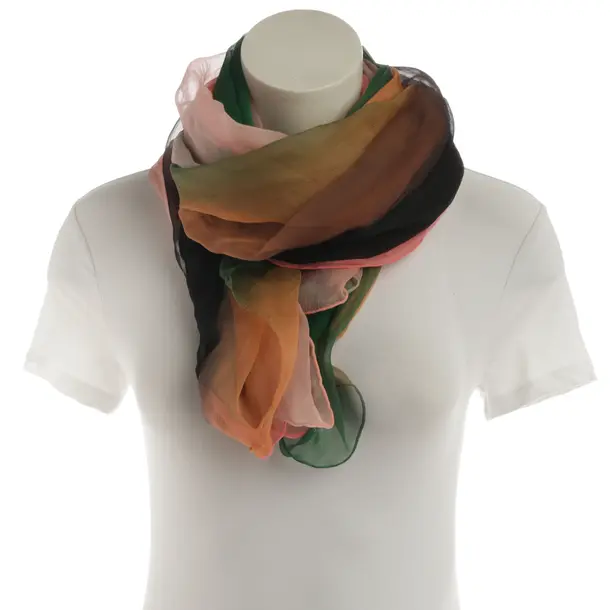 Shawl, in Multicolored, Silk, Marc Cain
