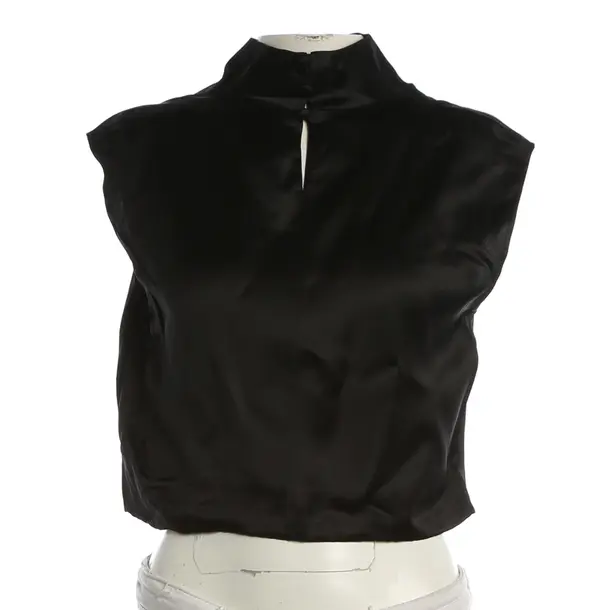 Top, in Schwarz, Viskose, Saint Laurent