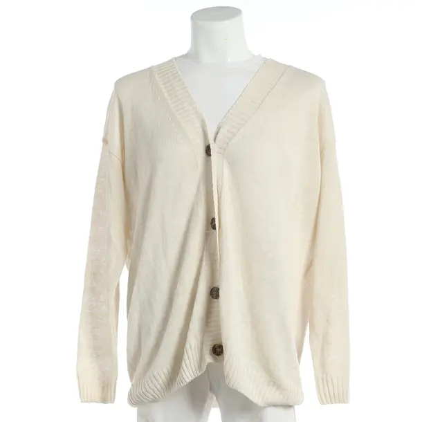 Cardigan, in Cream, Cotton, Max Mara