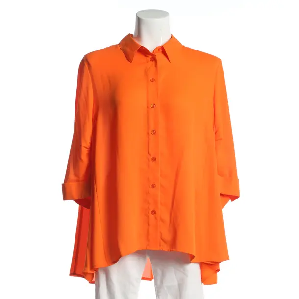 Blouse, in Neon Orange, Polyester, Steffen Schraut