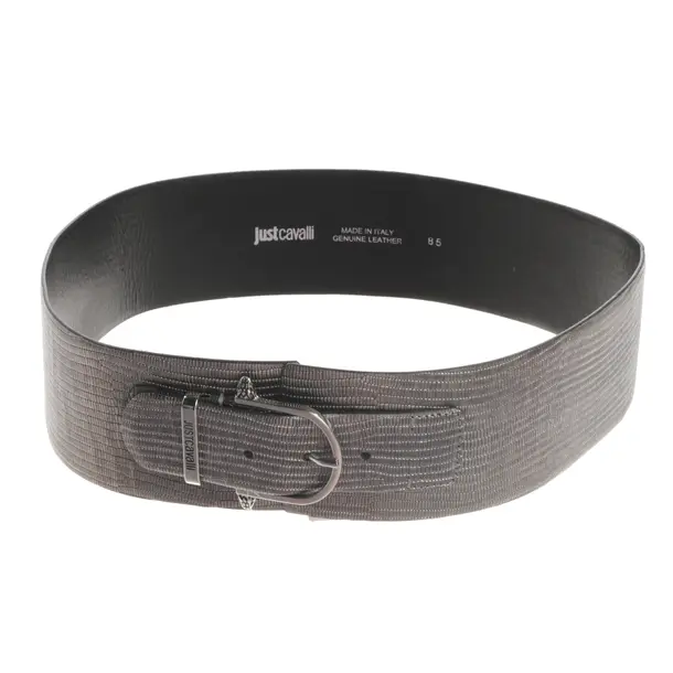 Belt, in Silver, Leather, Just Cavalli