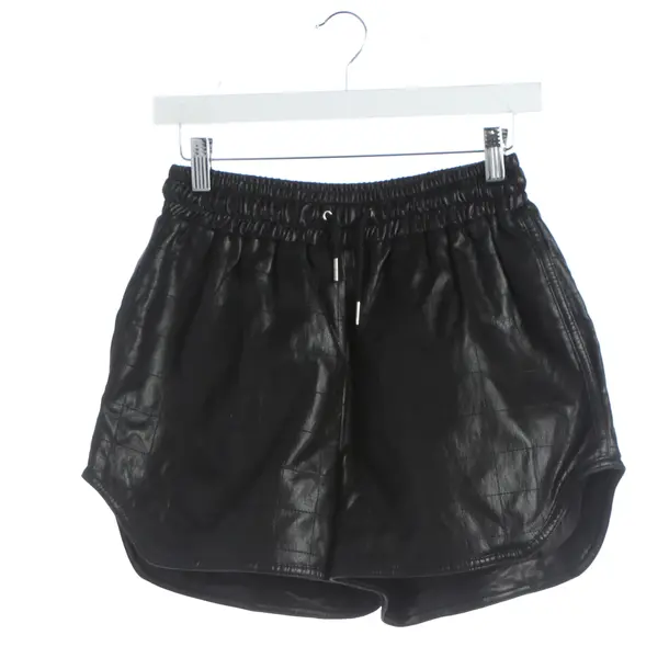 Shorts, in Black, Polyurethane, Frankie Shop