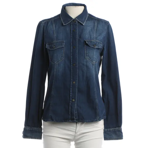 Denim Shirt, in Blue, Cotton, 7 for all mankind