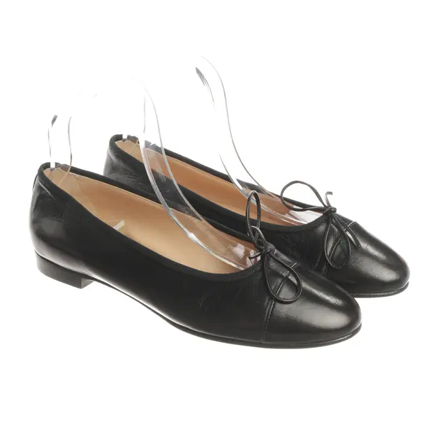 Ballet Flats, in Black, Unützer