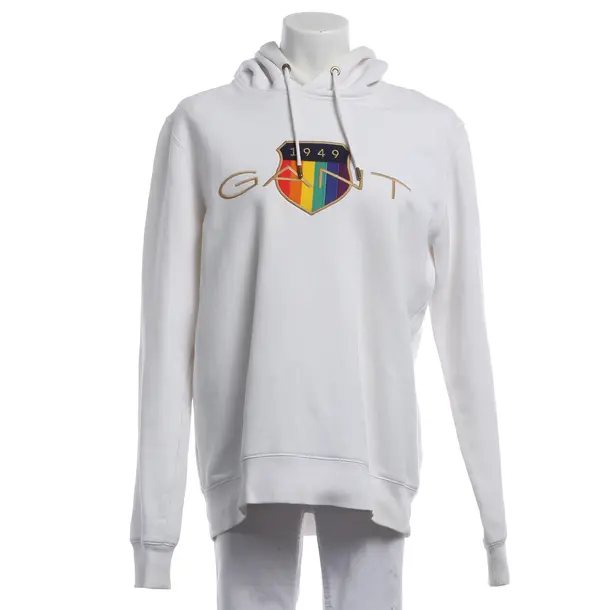 Hoodie, in Cream, Cotton, Gant