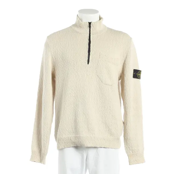 Pullover, in Beige, Baumwolle, Stone Island
