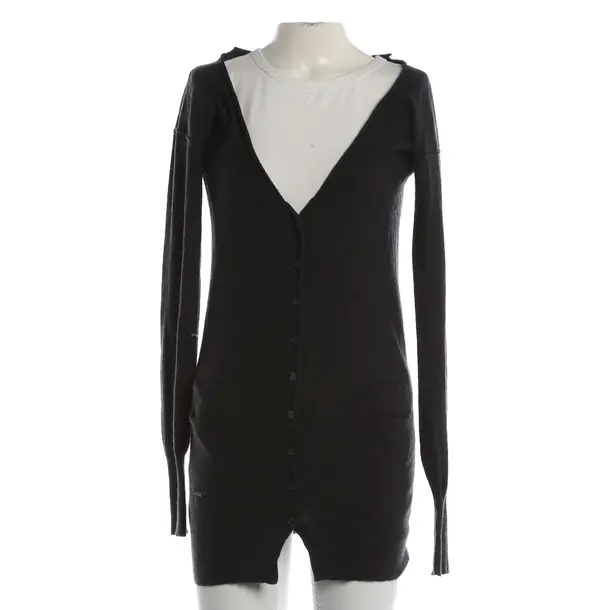 Cardigan, in Black, Cotton, Patrizia Pepe