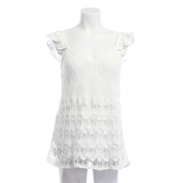 Top, in White, Cotton, Marc Cain