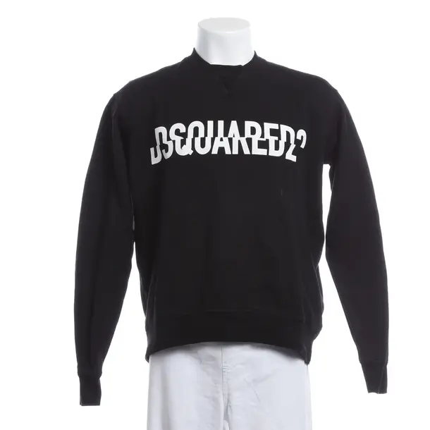 Sweatshirt, in Schwarz, Baumwolle, Dsquared